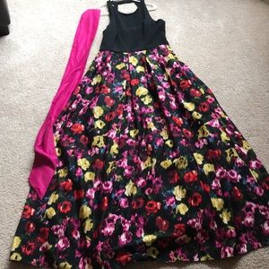 Anthropologie floor length dress